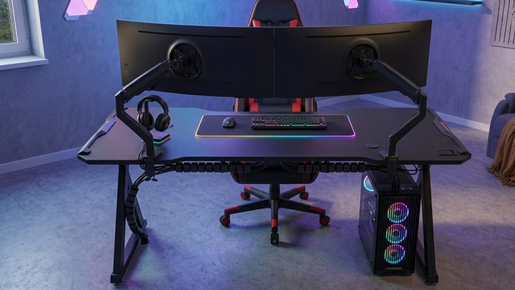 Jakie oświetlenie i dodatki budują klimat profesjonalnego stanowiska gamingowego?